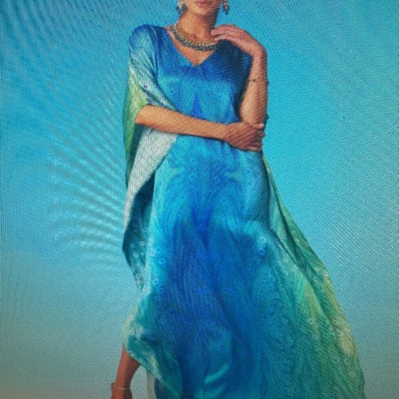 Delfina Sea Nymph Kaftan